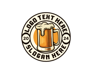 Craft Beer Brewery Bar Logo