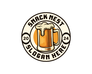 Craft Beer Brewery Bar logo design