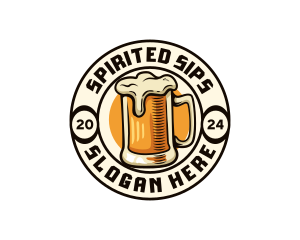 Craft Beer Brewery Bar logo design