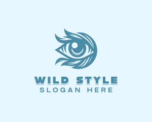 Wild Animal Eye logo design