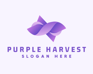 Purple Fashion Loop logo design