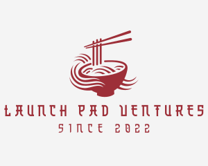 Red Noodle Restaurant logo design