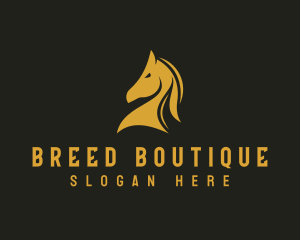 Stallion Horse Racing  logo design