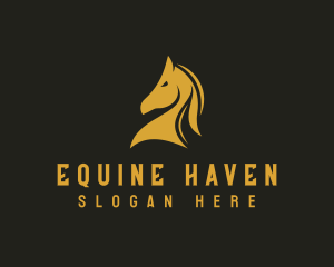 Stallion Horse Racing  logo design