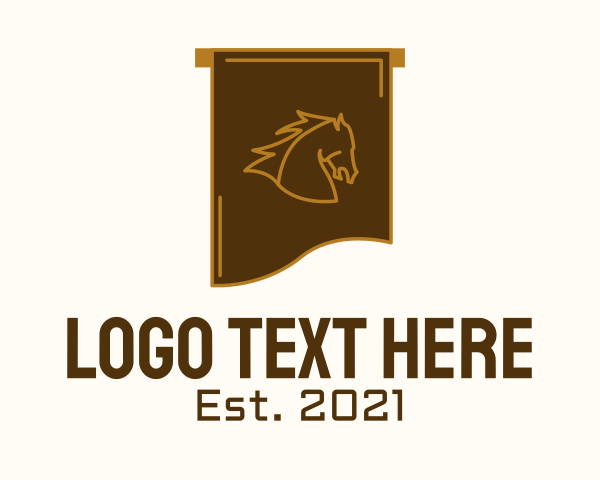 Equestrian logo example 4
