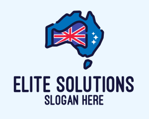 Australian Country Map Logo