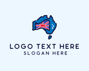 Australian Country Map Logo