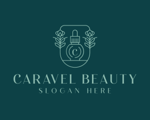 Floral Makeup Cosmetics logo design