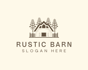 Rustic Old Barn logo design