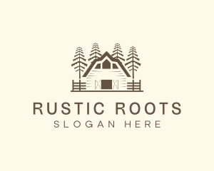 Rustic Old Barn logo design