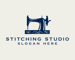 Sewing Machine Tailor logo design