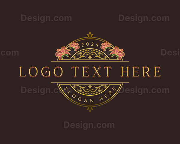 Floral Luxury Brand Logo