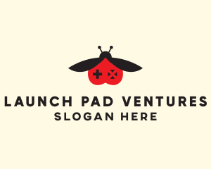 Ladybug Game Controller  logo design