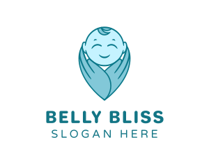 Newborn Baby Boy logo design