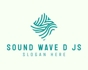 Abstract Wave Lines  logo design