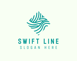 Abstract Wave Lines  logo design