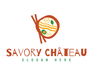 Traditional Ramen Cuisine logo design