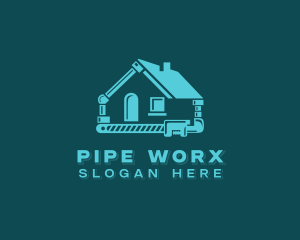 Pipe Wrench Plumbing logo