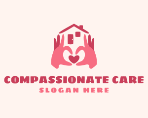 Heart Home Care Foundation logo design