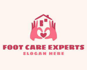 Heart Home Care Foundation logo design