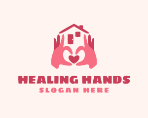 Heart Home Care Foundation logo design