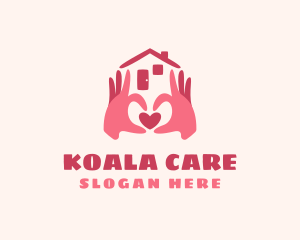 Heart Home Care Foundation logo design