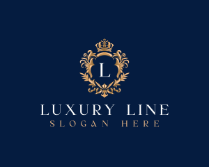 Luxury Shield Crown logo design