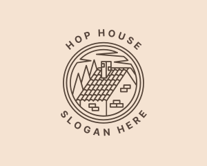 Housing Roof Repair logo design