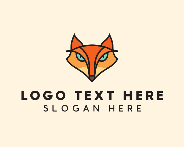 Wild Fox Animal  logo