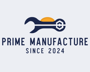 Wrench Repair Tool logo design