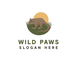 Quoll Animal Sanctuary logo design