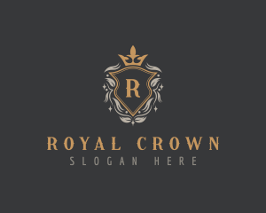 Royal Crown Shield  logo design