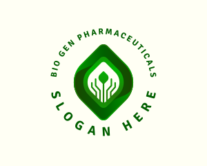 Biotech Leaf Science logo design