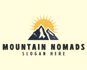 Sunshine Mountain Adventure logo design