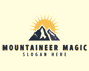 Sunshine Mountain Adventure logo design