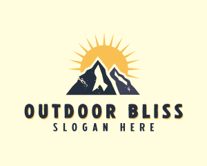 Sunshine Mountain Adventure logo design