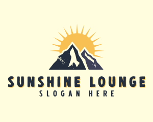 Sunshine Mountain Adventure logo design