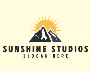 Sunshine Mountain Adventure logo design