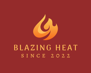 Blazing Hot Fire logo design