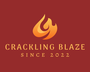 Blazing Hot Fire logo design