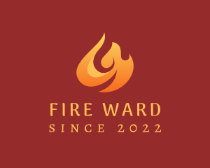 Blazing Hot Fire logo design