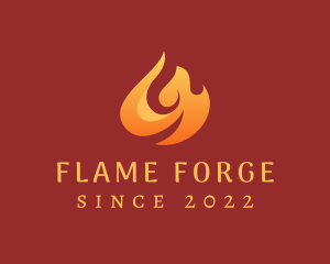 Blazing Hot Fire logo design