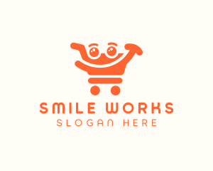 Shopping Cart Smiley logo