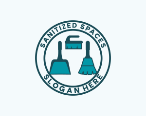 Sanitation Cleaning Housekeeping  logo