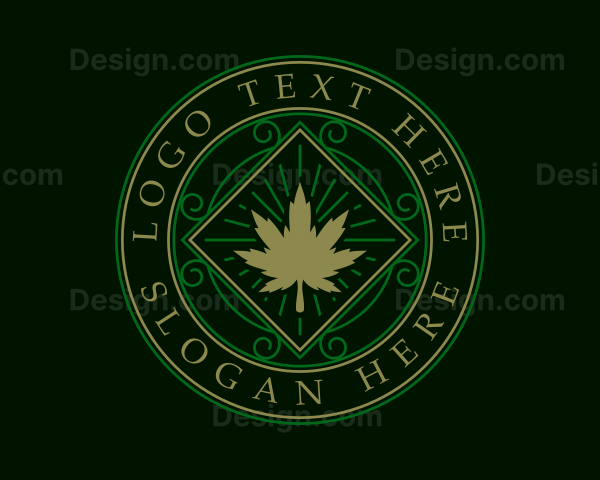 Cannabis Weed Hemp Logo