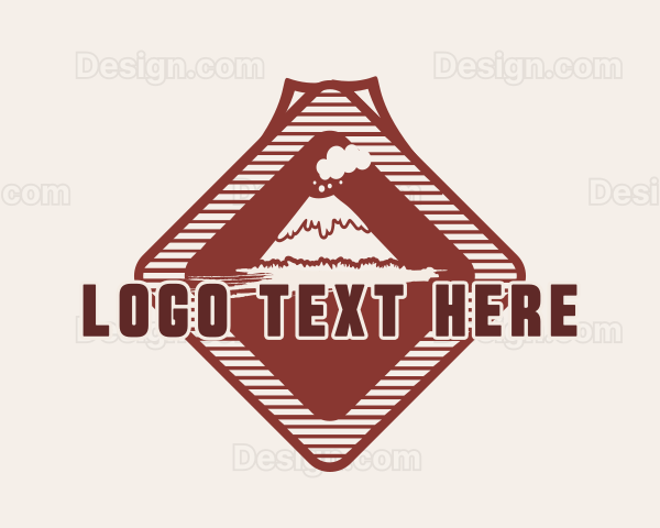 Volcano Diamond Badge Logo