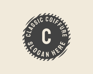 Classic Retro Circle  logo design