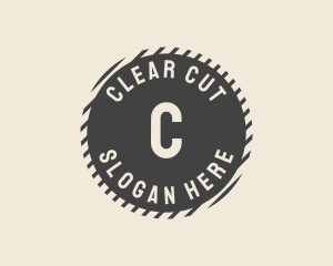 Classic Retro Circle  logo design