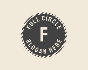 Classic Retro Circle  logo design