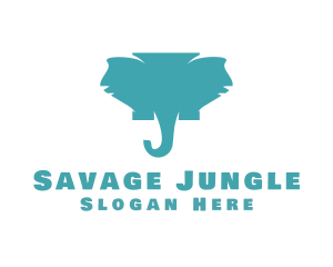 Wild Elephant Jungle logo design